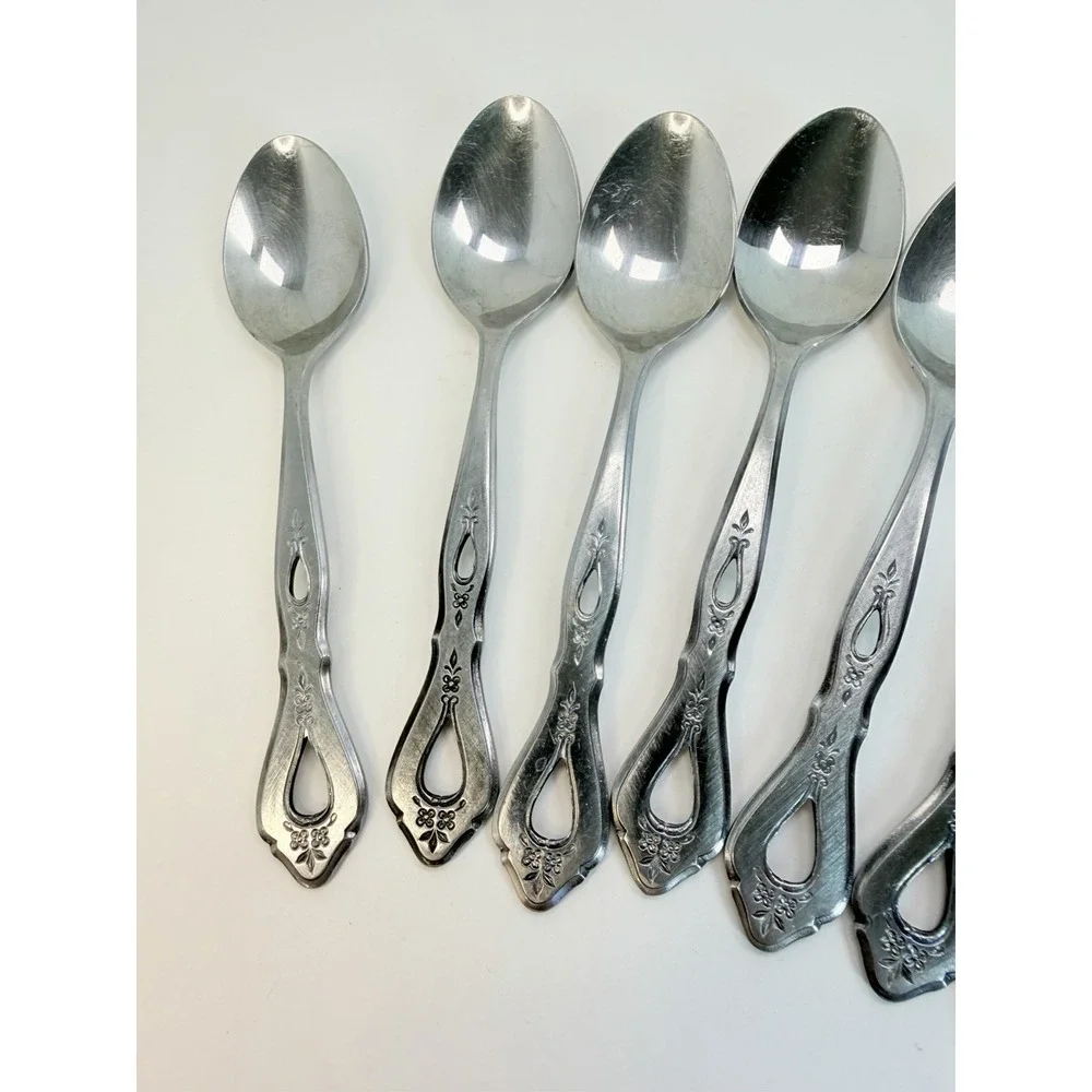 Stanley Roberts Autumn Ballad Stainless Lot 7 Teaspoons Replacements Crafting #2